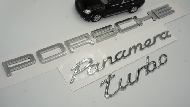 Porsche Panamera Turbo Bagaj 3M 3D Abs Yazı Logo Amblem Seti