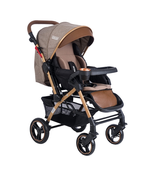 Tommy Baby Tornado Plus Gold Alüminyum Lüx Çift Yönlü Bebek Arabası