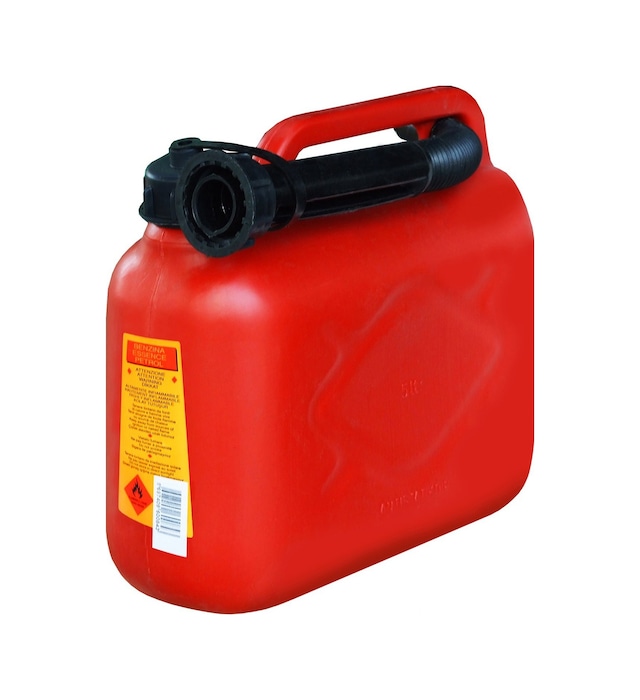 Autokit Antistatik Hortumlu Kırmızı Benzin Bidonu 5 L