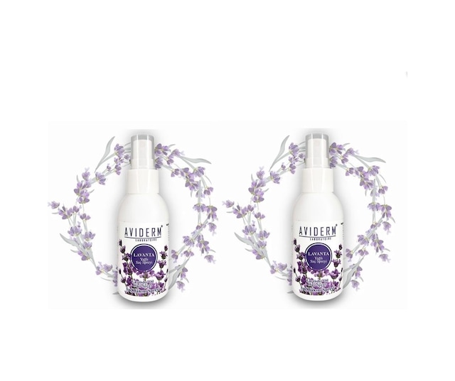 2li Aviderm Lavanta Yağlı Bit Kovucu Saç Spreyi 100 Ml
