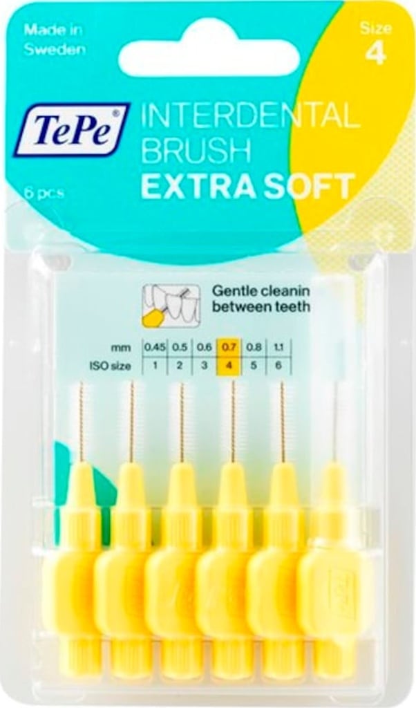 Tepe Extra Soft Arayüz Fırçası 6'lı 0.7 MM