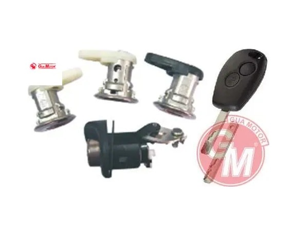 Kapı Kilit Fişek Tk 4 Lü Set Kumandalı Anahtar İle Logan Sandero Gua 6001546809