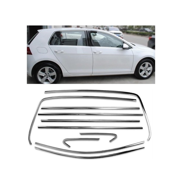 Vw Golf 7 7.5 Cam Çerçevesi Kenar Çıtası Krom Tamtur