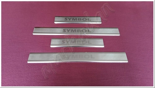 Woc Chrome Renault Symbol Kapı Eşiği 2013-2021 4 Parça Paslanmaz
