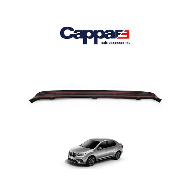 Cappafe Renault Symbol Arka Tampon Eşiği Koruma Abs Mat Siyah N11.17824