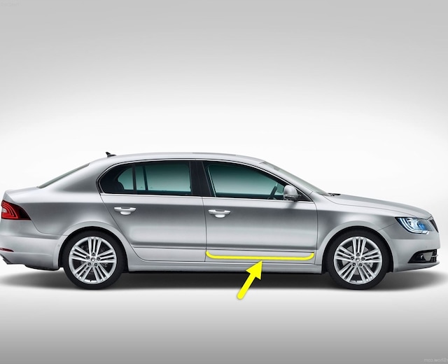 Skoda Superb MK2 2014-2015 Sağ Ön Kapı Krom Çıtası 3T0853516