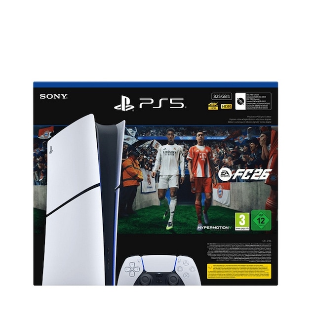 Sony Playstation 5 825 GB Slim Dijital Versiyon / Ea Sports FC26 (Bilkom Garantili)
