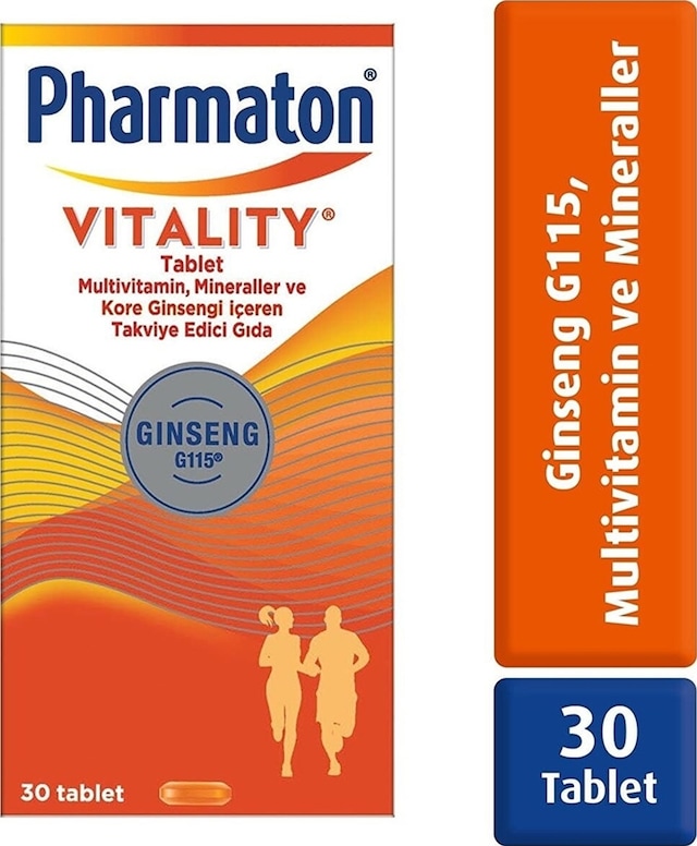 Pharmaton Vitality Ginseng G115 Multivitamin Ve Mineral 30 Tablet