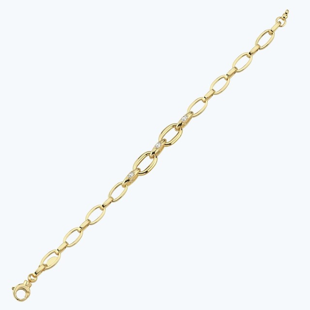 Altınbaş Altın Zincir Bileklik Blls0182-24839 Renkli