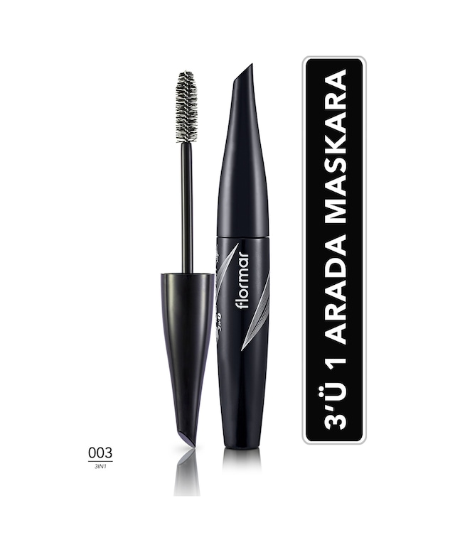 Flormar Spider Lash Üç Etkili Dolgunlaştırıcı Maskara 003 3in1