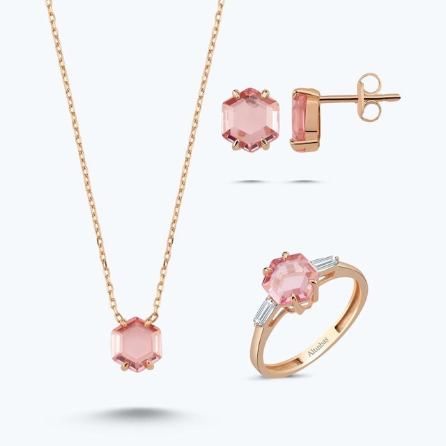 Altınbaş Altın Üçlü Altıgen Set Utkss0625-24875-set