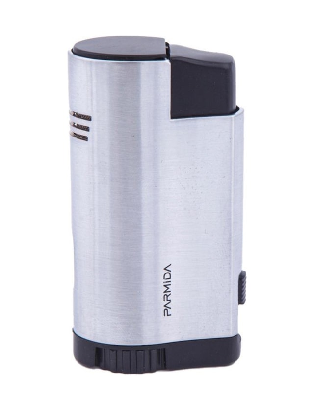 Tr5856 Parmida 3 Torch Pürmüz Gümüş Puro Çakmağı