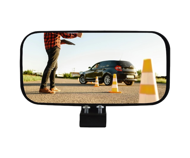 TakTak-4 Sürücü Kursu Eğitmen Aynası 17 x 8 CM Sol