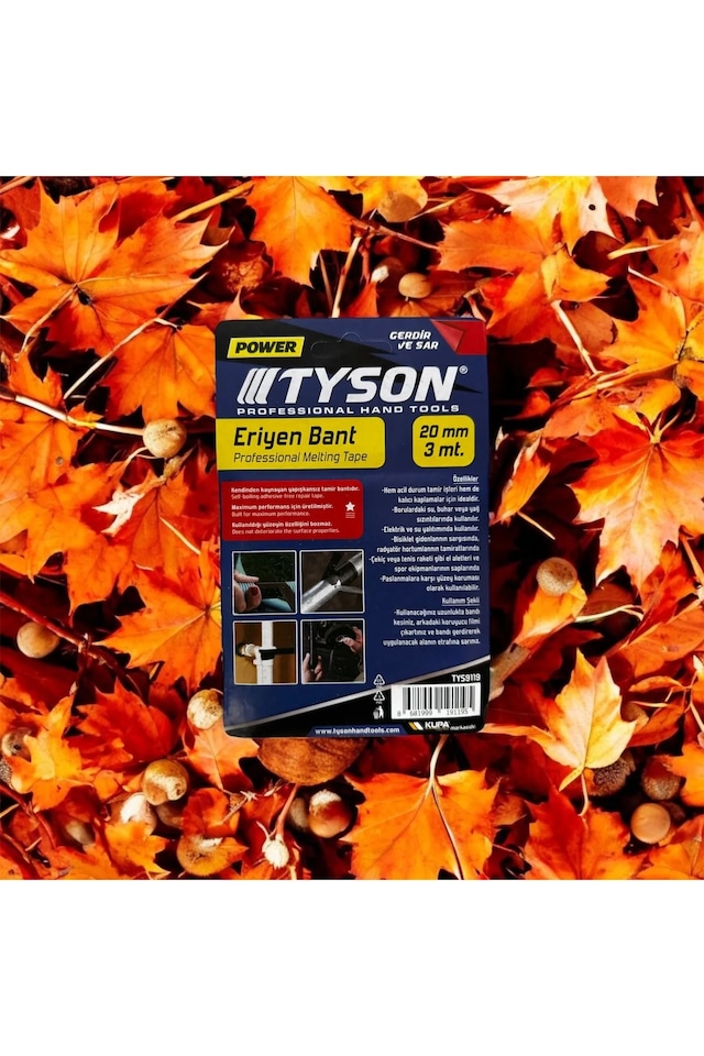 Tyson Eriyen Bant Kendinden Kaynar Tamir Bandı 20 Mm 3 Metre