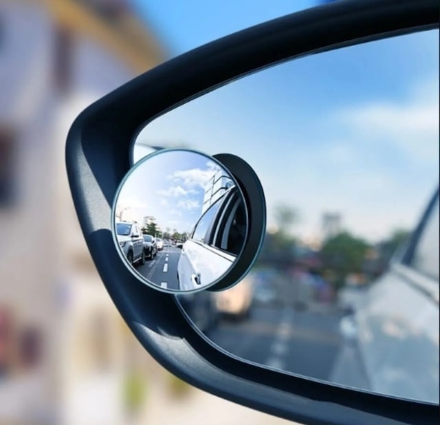 Yuvarlak Motorsiklet Ayarlanabilir İlave Kör Nokta Aynası - Motor Kör Nokta Aynası
