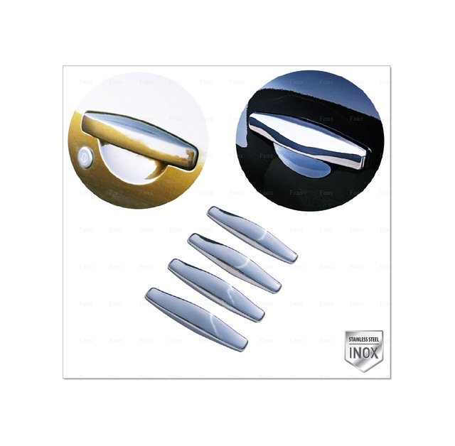 Dacia Duster Uyumlu 2010-2017 Krom Kapı Kolu 4 Kapı Paslanmaz Çelik