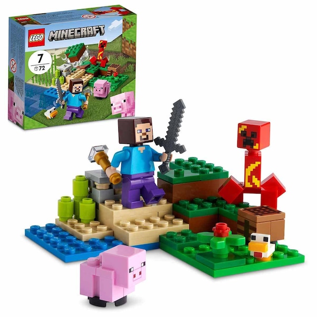 LEGO Minecraft 21177 Creeper Pususu 72 Parça