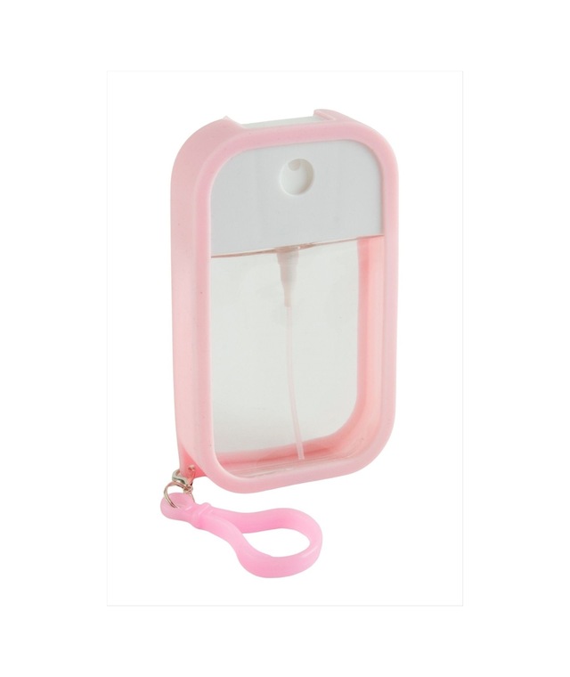 Boş - 817 - Parfüm Şişesi Çanta - Spt-gld - Anahtarlık Pembe