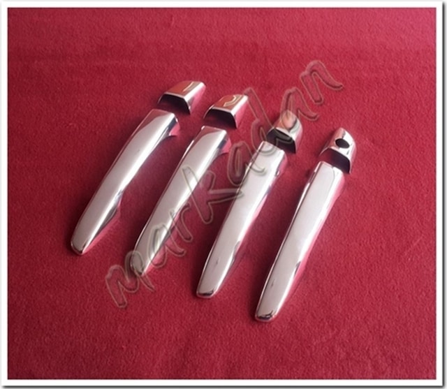Db Chrome Opel Combo E Sensörsüz Kapı Kolu Nikelajı 2019 Sonrası 4 Kapı 8 Parça P.çelik