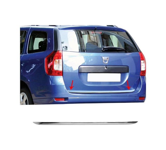 Dacia Logan Mcv Krom Bagaj Alt Çıta Formlu 2013 ve Sonrası Paslan N11.2237