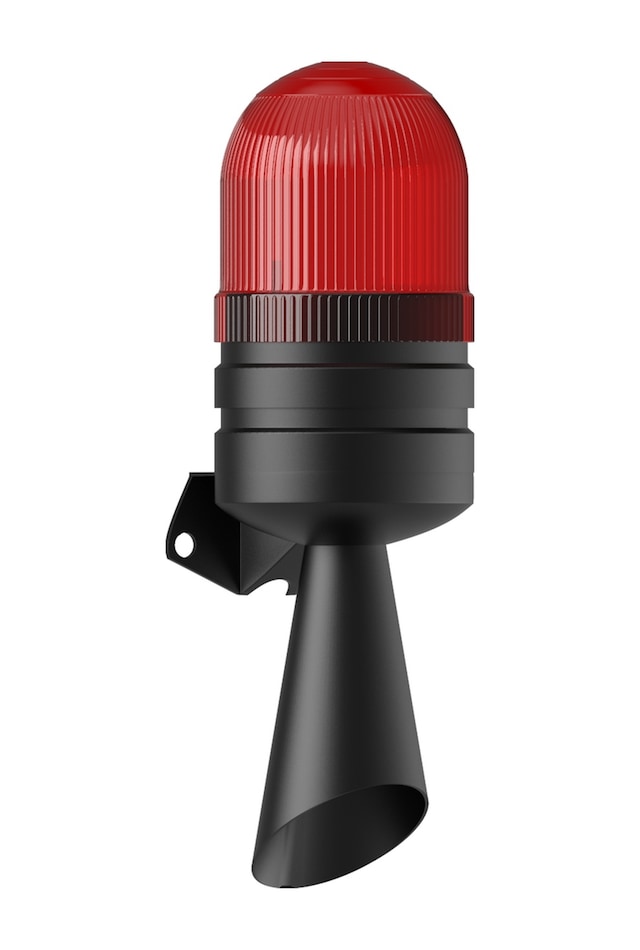 Mesan Xenon Çakar 2 Ses Borulu Elektronik Siren Kırmızı 24vac/dc Ms 5811.1.24vac/dc