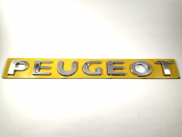 Peugeot 307 Bagaj Yazısı Büyük 255mm-25mm