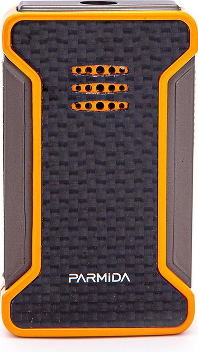 Tek Torch Pürmüz Karbon Desenli Turuncu Puro Çakmağı - Tr7267