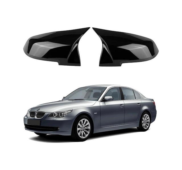 Bmw E60 5.seri 2003-2010 Batman Parlak Siyah Ayna Kapağı