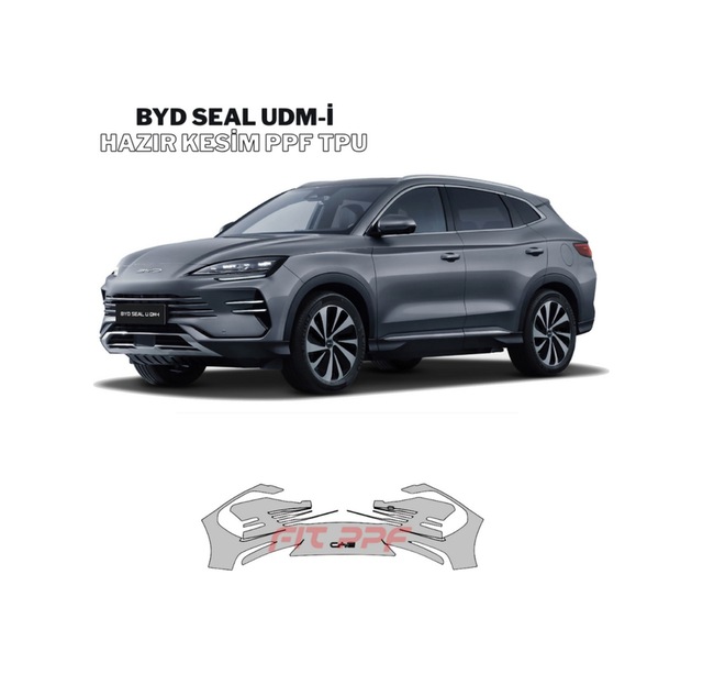 Byd Seal U Dm-i Hazır Kesim, 210 Mikron Premium Tpu Ppf Film Şeffaf Boya Koruma-ön Tampon
