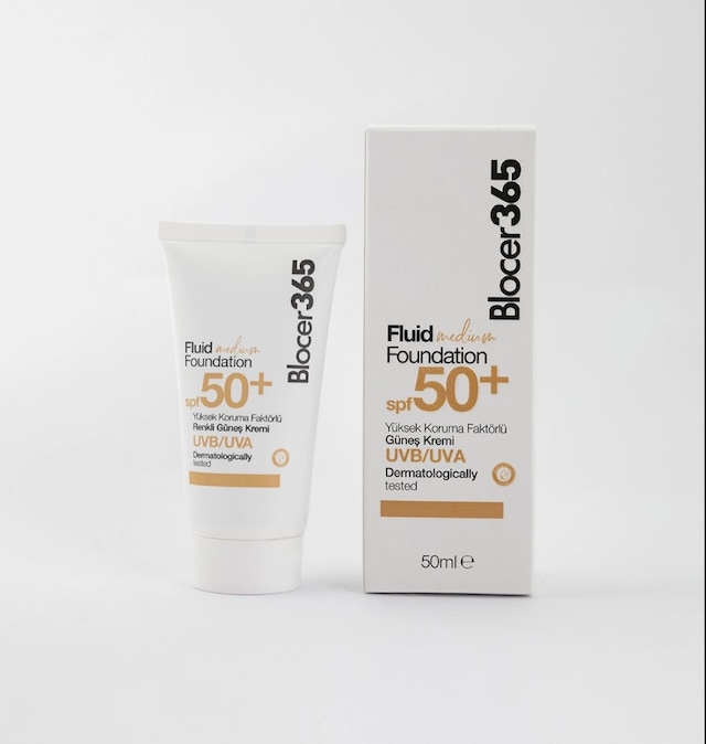 Blocer365 Güneş Kremi Medium Fluid SPF50+ 50 ML