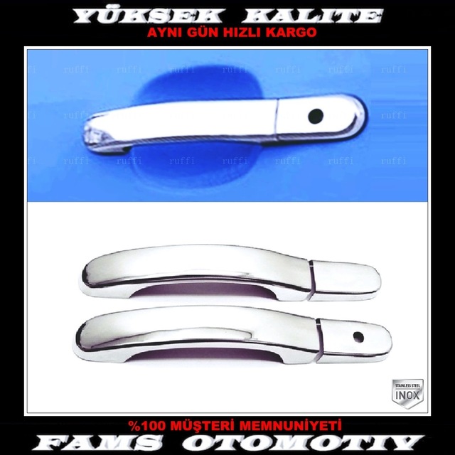Ford Fiesta Van Krom Kapı Kolu 2 Kapı 2002-2008 P. Çelik