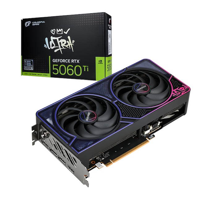 Colorful Igame Geforce Rtx 5060 Tı Ultra Duo Oc 16gb Gddr7 16gb-v Ekran Kartı