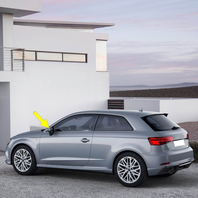 Audi A3 Hb 2017-2020 Sol Dış Dikiz Ayna Kapağı 8v0857527d