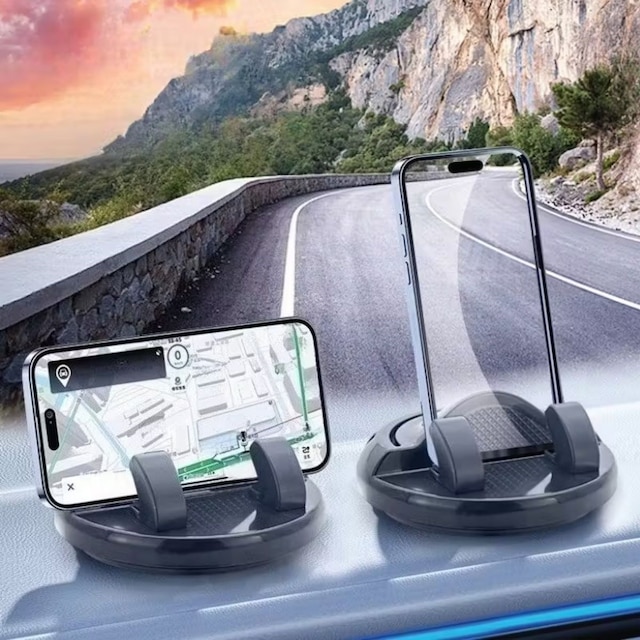 Go İthalat Numaratörlü Güçlü Yapışkanlı 360 Derece Dönebilen Su Geçirmez Araç İçi Telefon Tutucu Pla