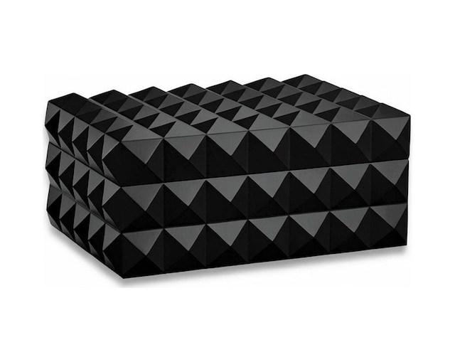 Quasar Design Humidor Puro Kutusu Mat Siyah 80's