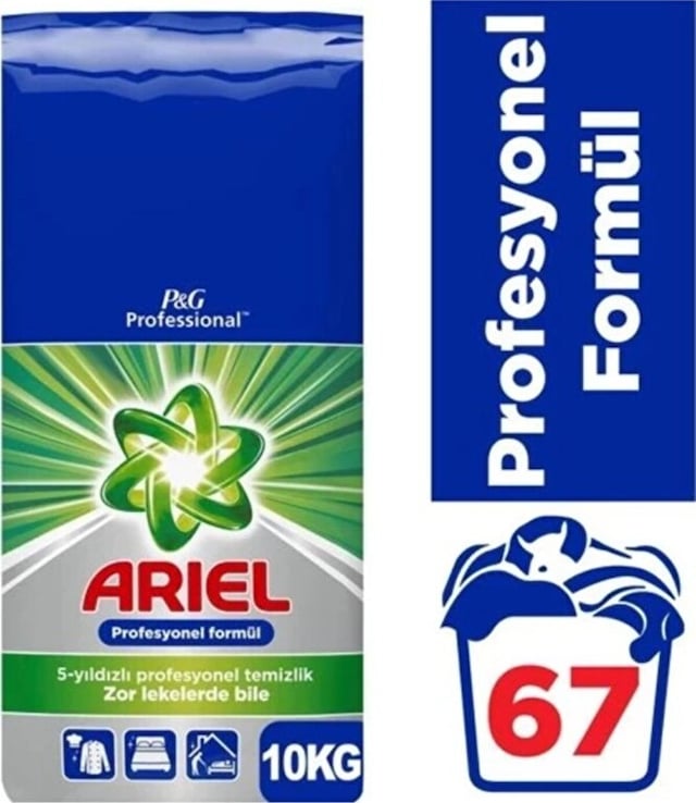 Ariel Professional Toz Çamaşır Deterjanı Beyaz Renkler 10kg 2950 ML