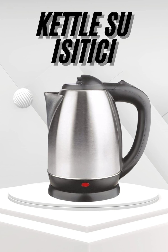 Yeni Nesil Saplı Uzun Ömürlü Paslanmaz Çelik Su Isıtıcı Kettle - 8912733665789