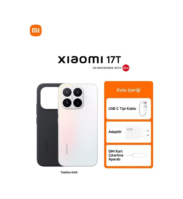 Xiaomi 17T 5G 12 GB 256 GB (Xiaomi Türkiye Garantili)