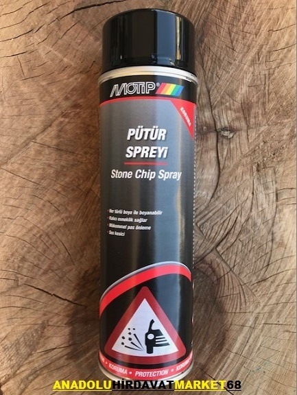 Motip 500Ml Pütür Spreyi Pütür Boyası Kaporta Korumu Pütürü