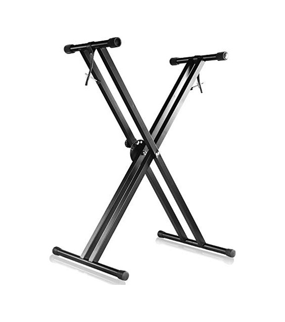 Pro Serisi Ayarlanabilir X Stili Piyano Klavyesi Ağır Hizmet Tipi Premium Stand Çift Destekli X Stil Klavye