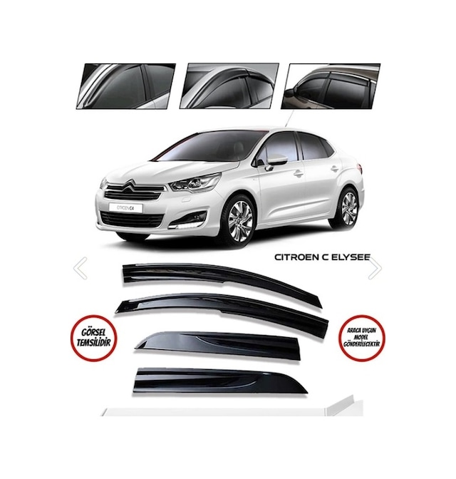 citroen c elysee cam rüzgarlığı ( KUTULU GÖNDERİM)