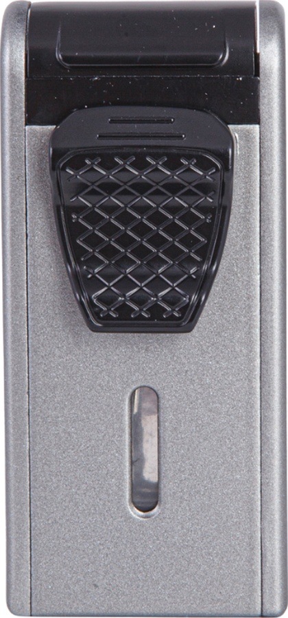 Çift Torch Pürmüz Gunmetal Metal Puro Çakmağı - Tr7925