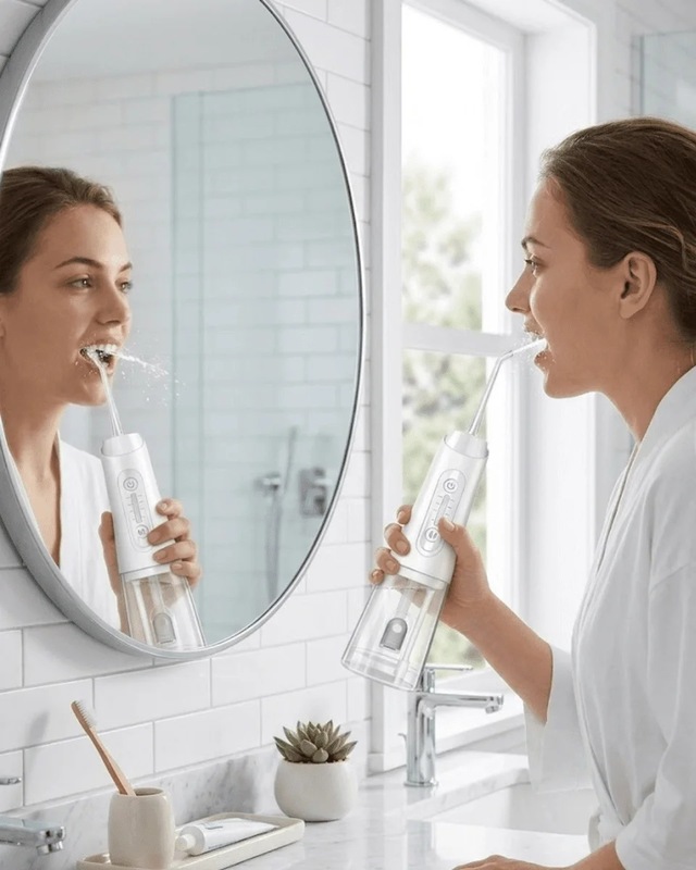 Lb Kablosuz Ağız Duşu Ipx7 Su Geçirmez 320 Ml Hazneli Güçlü Su Basınçlı