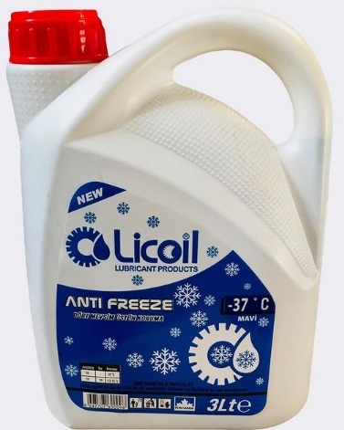 Licoil Antifriz Mavi -37C 3 Lt - 3Kg-15Kg-16Kg Mevcut