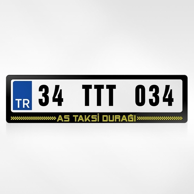 Kişiye Özel Taksi Durağı Plakalık - 2 263988086