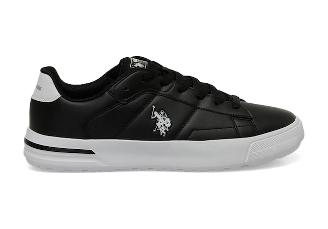 U.S. Polo Assn. 4W Mango 4PR Erkek Siyah/Beyaz Sneaker