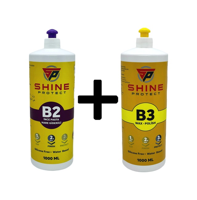 Shine Protect İnce Pasta ve Cila 1000ml Seti