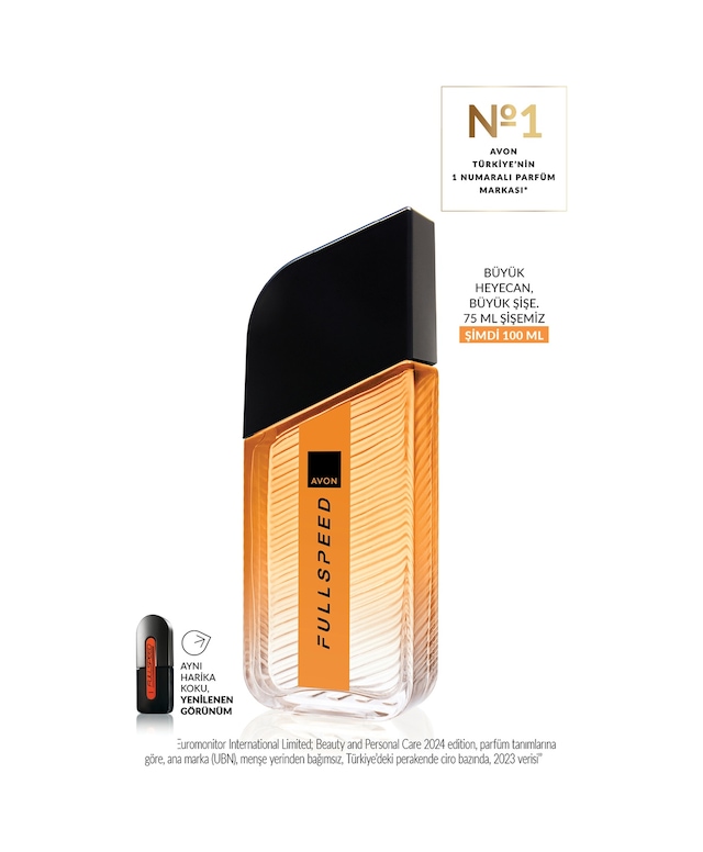 Avon Full Speed Erkek Parfüm EDT 100 ML