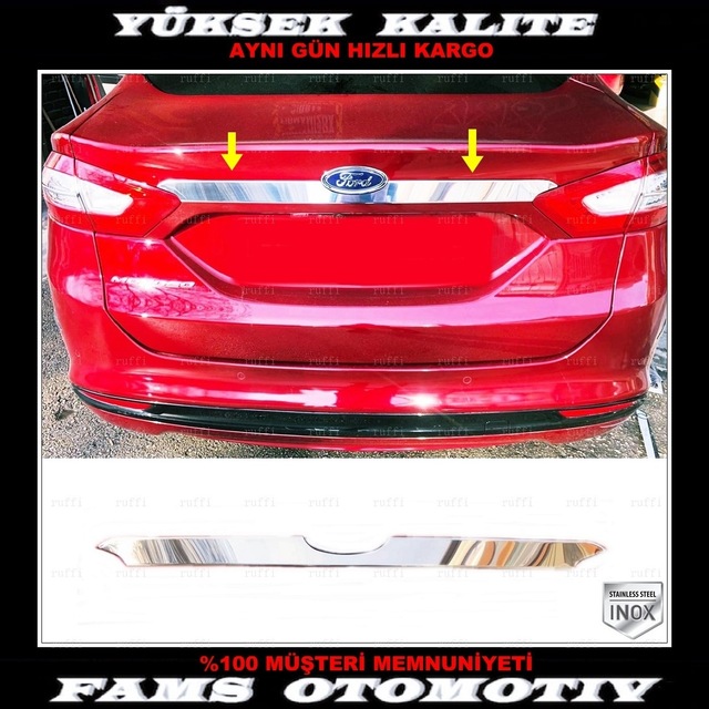 Ford Mondeo Krom Bagaj Çıtası P.Çelik 2015 Üzeri