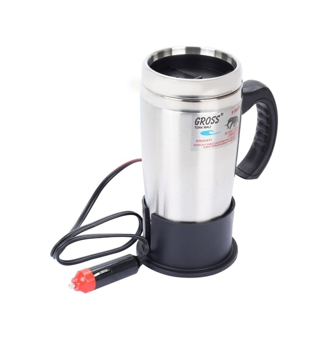Ahmet Otomotiv Gross 12v Termoslu Araç Su Isıtıcı Kettle 12v Çay Kahve Oto Ketıl Fma00312